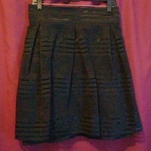 Black stripe skirt